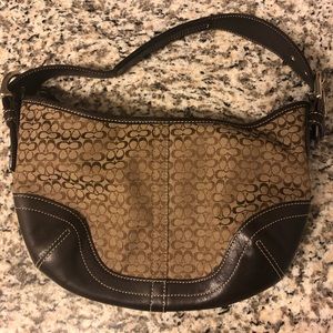 Coach Jacquard Signature Soho Hobo Bag